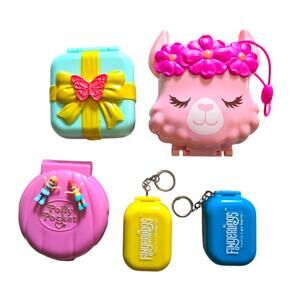 Vintage 1989 Polly Pocket Polly’s Cafe Bluebird Toys & Fingerling Bundle